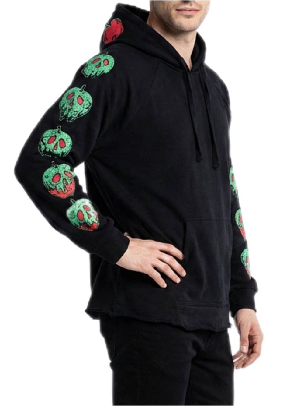 Torrid Disney Villains Snow White Poison Apple Black Hoodie.